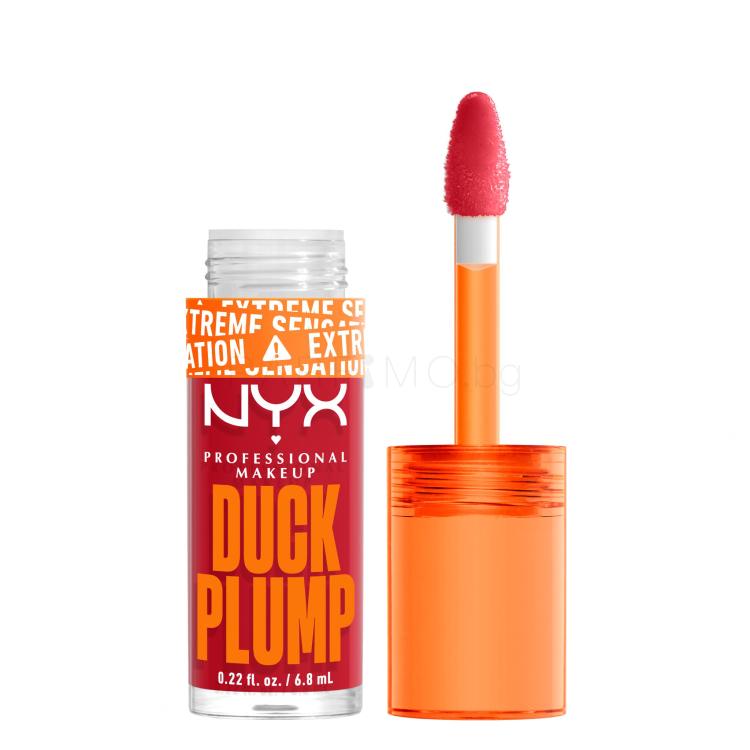 NYX Professional Makeup Duck Plump Блясък за устни за жени 6,8 ml Нюанс 19 Cherry Spice