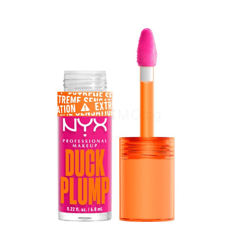 NYX Professional Makeup Duck Plump Блясък за устни за жени 6,8 ml Нюанс 12 Bubblegum Bae