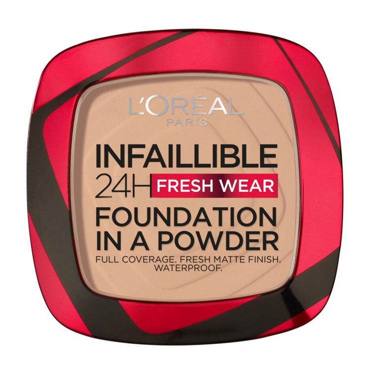 L&#039;Oréal Paris Infaillible 24H Fresh Wear Foundation In A Powder Фон дьо тен за жени 9 гр Нюанс 130 True Beige