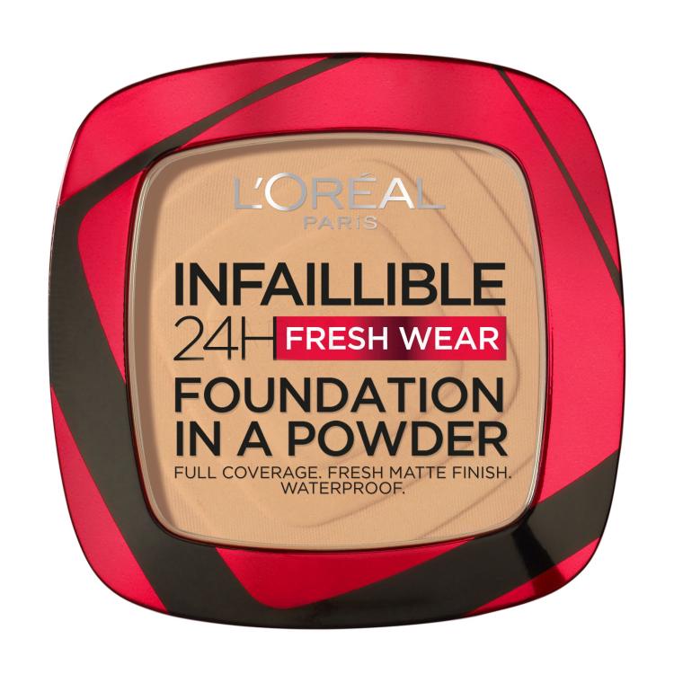 L&#039;Oréal Paris Infaillible 24H Fresh Wear Foundation In A Powder Фон дьо тен за жени 9 гр Нюанс 250 Radiant Sand