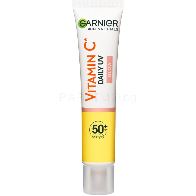 Garnier Skin Naturals Vitamin C Daily UV Glow SPF50+ Дневен крем за лице за жени 40 ml
