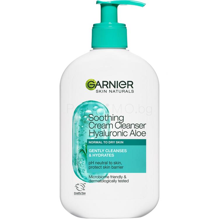 Garnier Skin Naturals Hyaluronic Aloe Soothing Cream Cleanser Почистващ крем за жени 250 ml