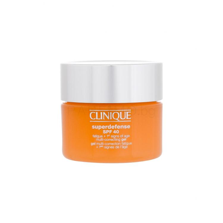 Clinique Superdefense Multi-Correcting SPF40 Гел за лице за жени 30 ml