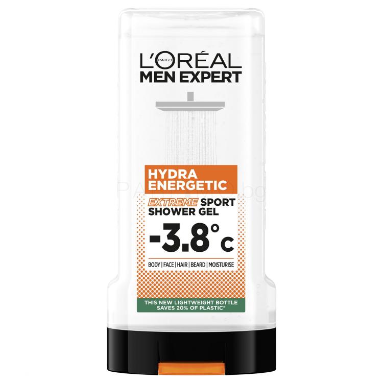 L&#039;Oréal Paris Men Expert Hydra Energetic Sport Extreme Душ гел за мъже 300 ml