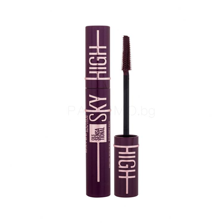 Maybelline Lash Sensational Sky High Спирала за жени 7,2 ml Нюанс Burgundy Haze