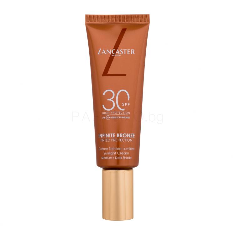 Lancaster Infinite Bronze Tinted Protection SPF30 Фон дьо тен за жени 50 ml Нюанс 2 Medium/Dark