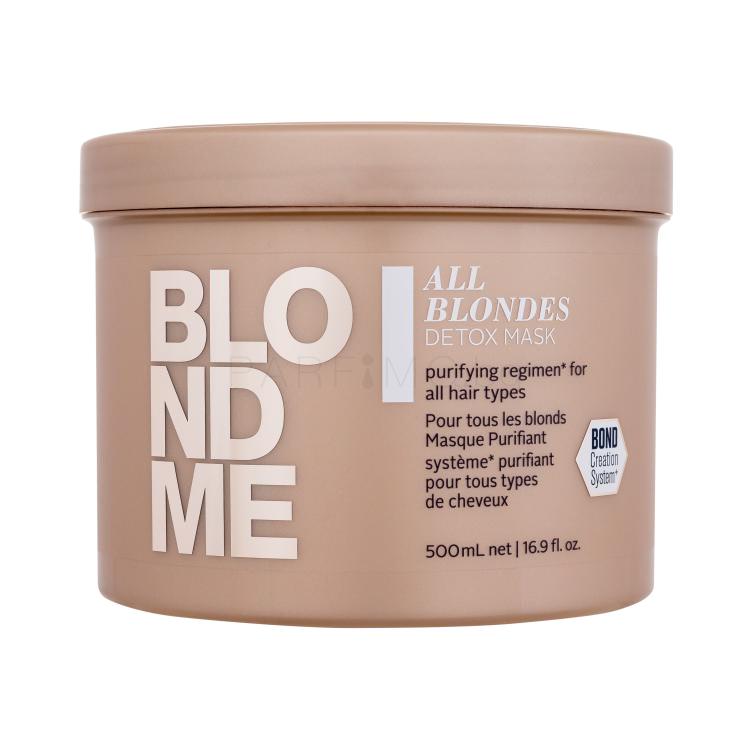 Schwarzkopf Professional Blond Me All Blondes Detox Mask Маска за коса за жени 500 ml
