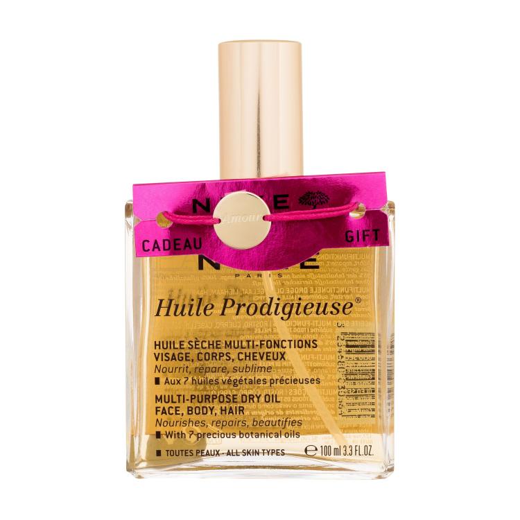 NUXE Huile Prodigieuse Подаръчен комплект сухо масло за тяло Huile Prodigieuse Multi-Purpose Dry Oil 100 ml + гривна 1 бр