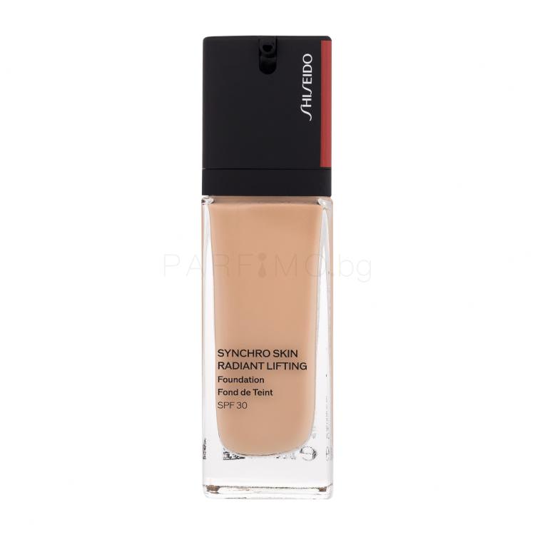Shiseido Synchro Skin Radiant Lifting SPF30 Фон дьо тен за жени 30 ml Нюанс 250 Sand