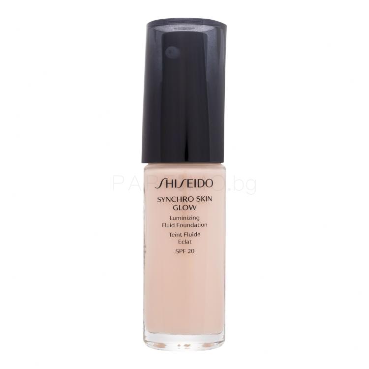 Shiseido Synchro Skin Glow SPF20 Фон дьо тен за жени 30 ml Нюанс Rose 1