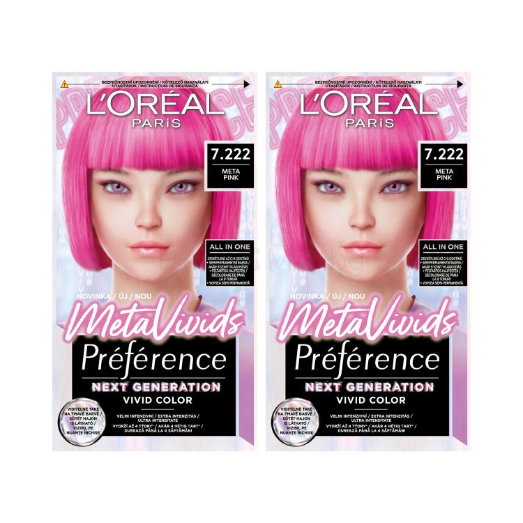 Пакет с отстъпка Боя за коса L&#039;Oréal Paris Préférence Meta Vivids
