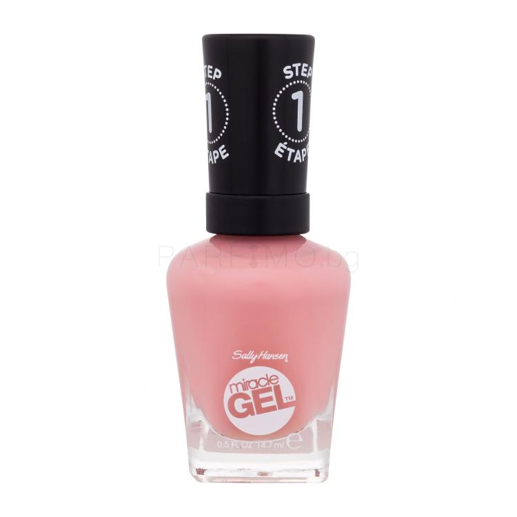 Sally Hansen Miracle Gel Лак за нокти за жени 14,7 ml Нюанс 245 Salte-Lite Pink