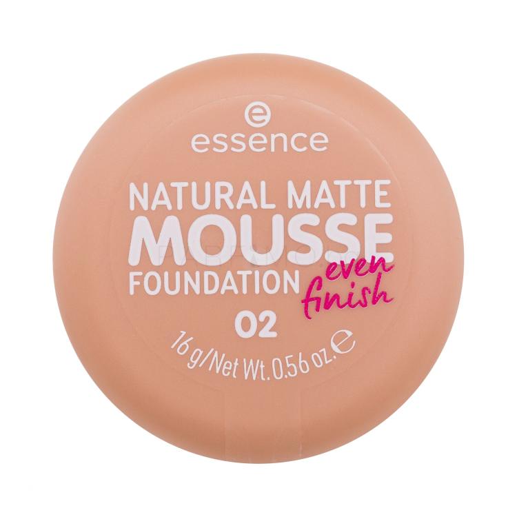 Essence Natural Matte Mousse Фон дьо тен за жени 16 g Нюанс 02