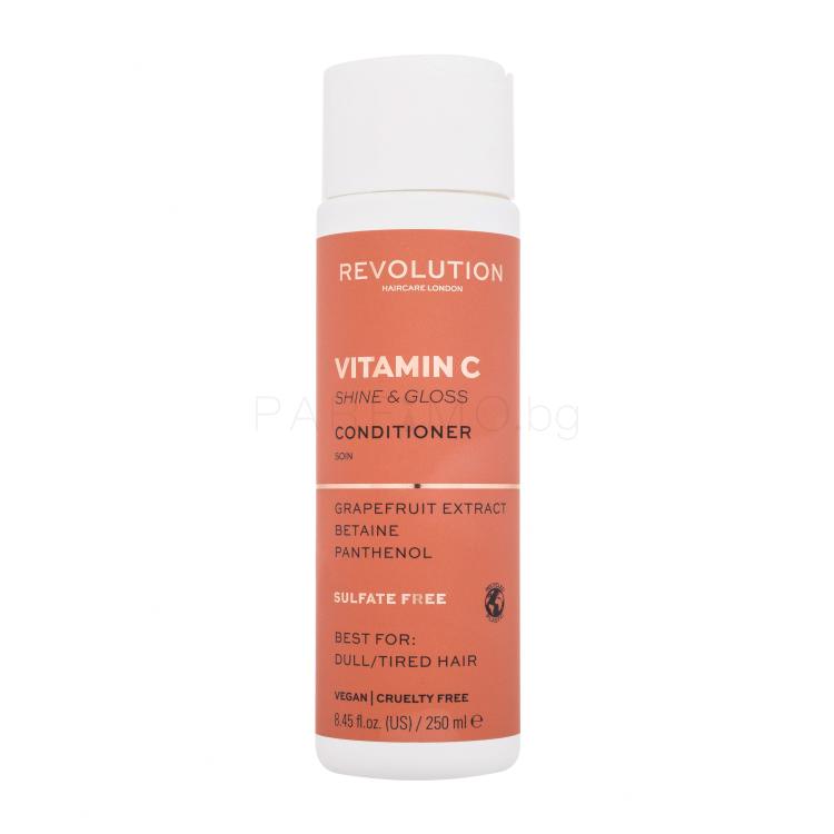 Revolution Haircare London Vitamin C Shine &amp; Gloss Conditioner Балсам за коса за жени 250 ml