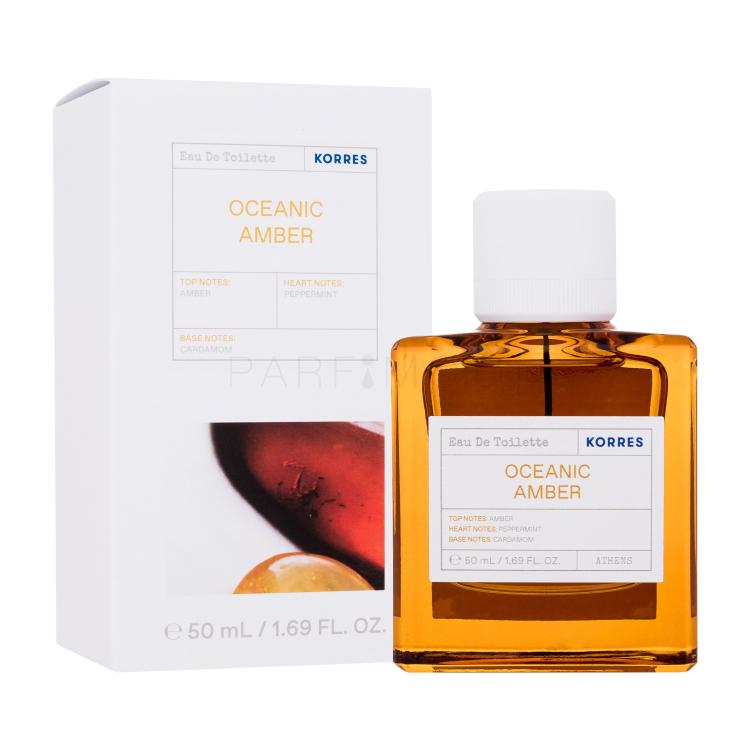 Korres Oceanic Amber Eau de Toilette за мъже 50 ml
