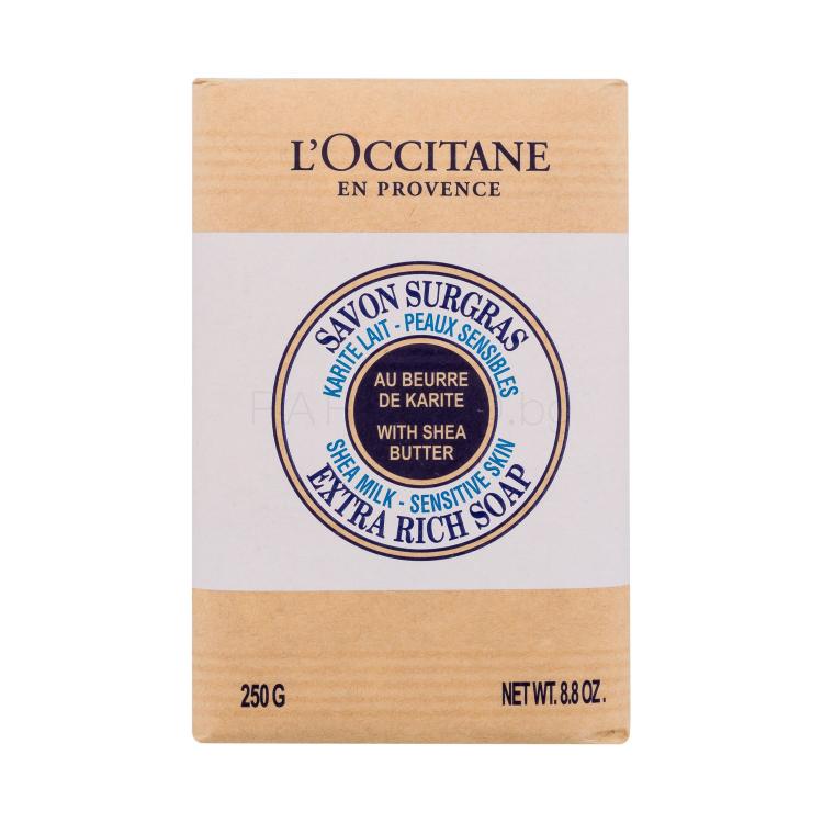 L&#039;Occitane Shea Milk Extra Rich Soap Твърд сапун 250 гр