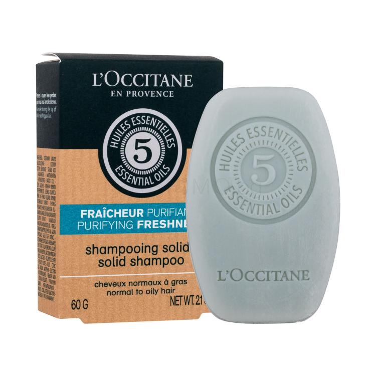 L&#039;Occitane Aromachology Purifying Freshness Solid Shampoo Шампоан за жени 60 гр