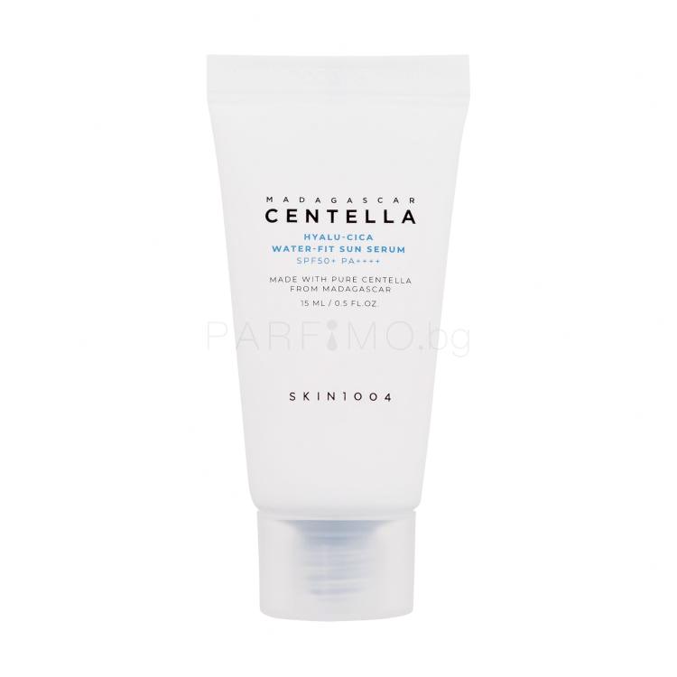 SKIN1004 Hyalu-Cica Water-Fit Sun Serum SPF50+ Слънцезащитен продукт за лице за жени 15 ml