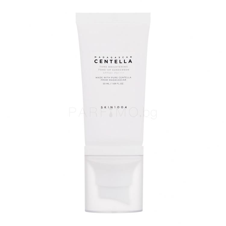 SKIN1004 Tone Brightening Tone-Up Sunscreen SPF50+ Слънцезащитен продукт за лице за жени 50 ml