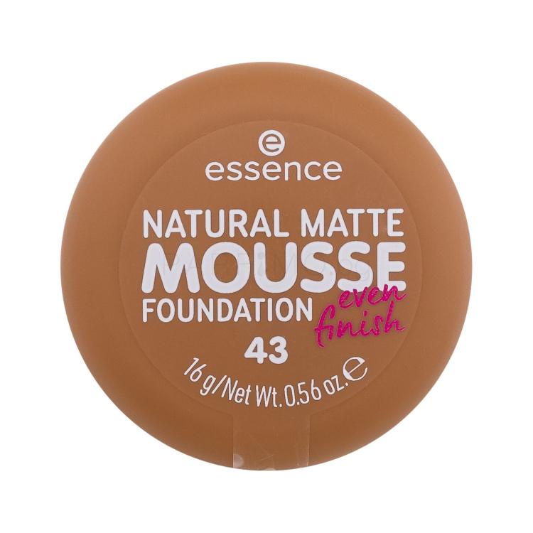 Essence Natural Matte Mousse Фон дьо тен за жени 16 g Нюанс 43