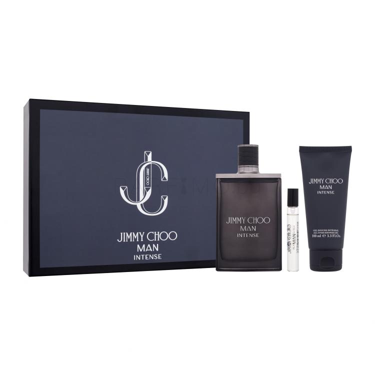 Jimmy Choo Jimmy Choo Man Intense Подаръчен комплект EDT 100 ml + EDT 7,5 ml + душ гел 100 ml