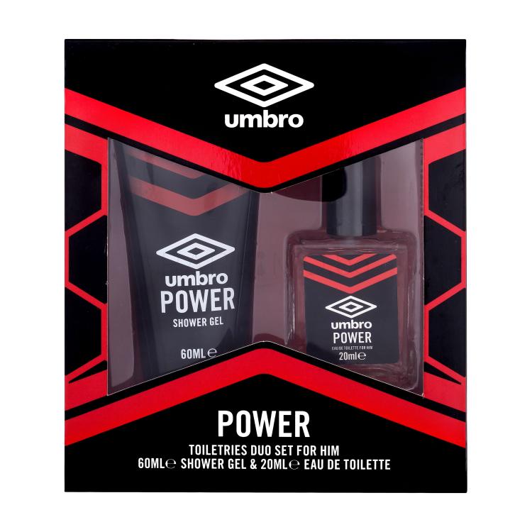 UMBRO Power Подаръчен комплект EDT 20 ml + душ гел 60 ml