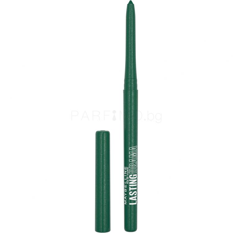 Maybelline Lasting Drama Automatic Gel Pencil Молив за очи за жени 0,31 гр Нюанс 40 Green With Envy