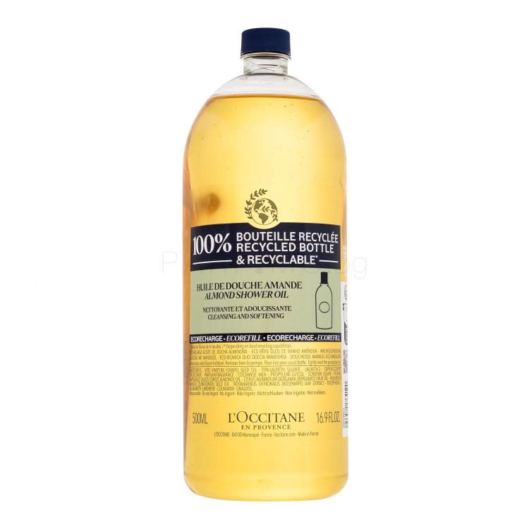 L&#039;Occitane Almond (Amande) Shower Oil Ecorefill Душ олио за жени Пълнител 500 ml