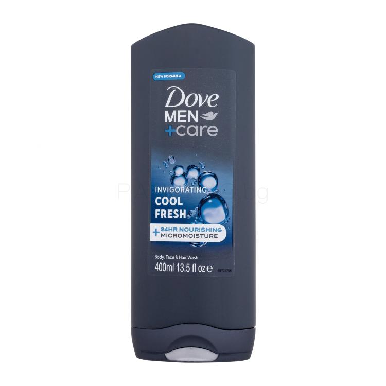 Dove Men + Care Invigorating Cool Fresh Душ гел за мъже 400 ml