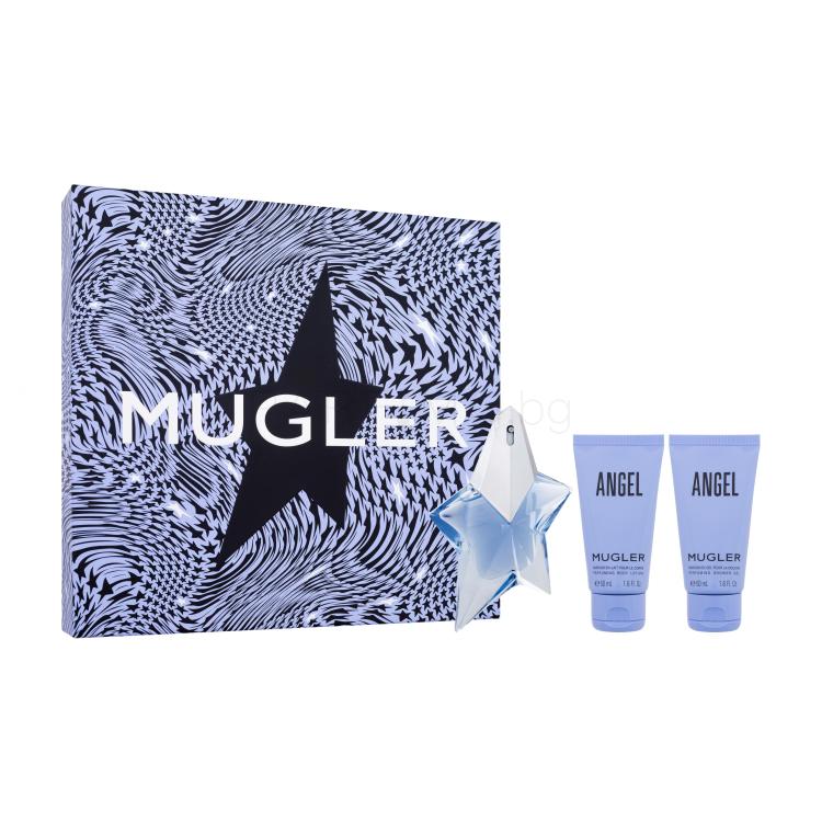 Mugler Angel SET1 Подаръчен комплект EDP 25 ml + лосион за тяло 50 ml + душ гел 50 ml