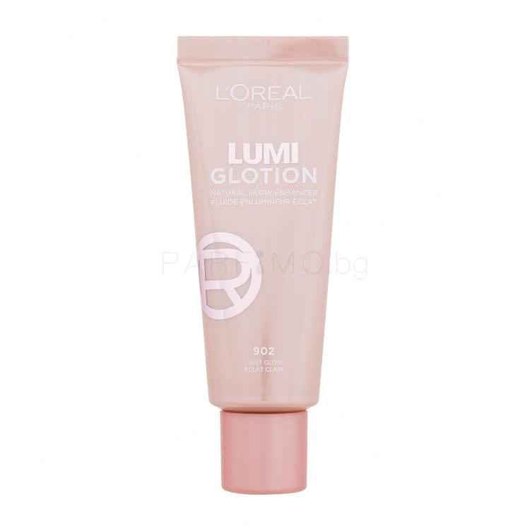 L&#039;Oréal Paris Lumi Glotion Хайлайтър за жени 40 ml Нюанс 902 Light Glow