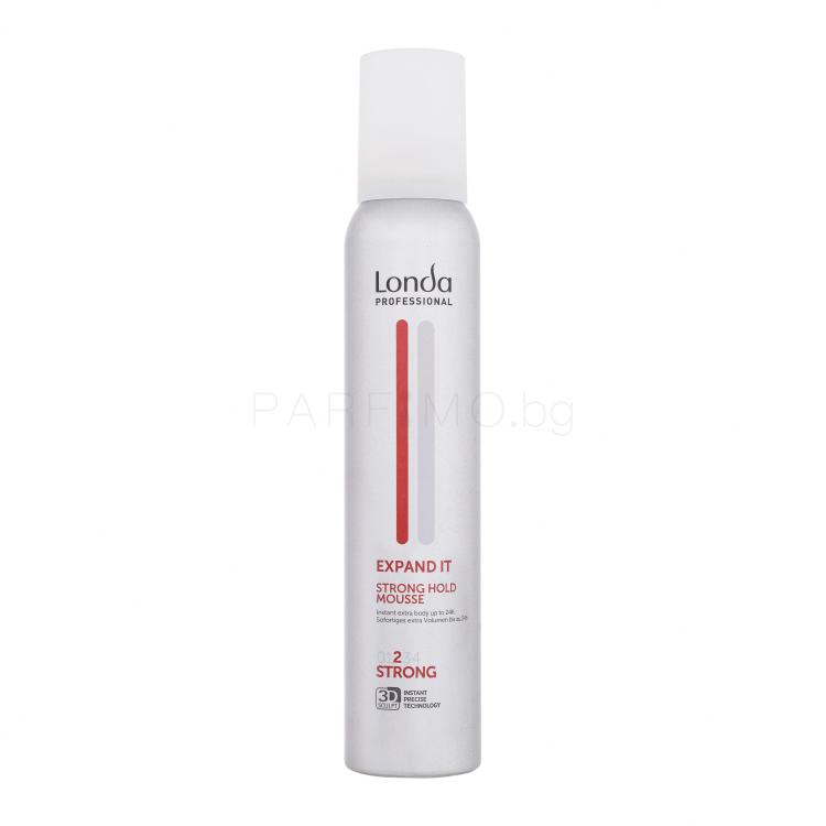 Londa Professional Expand It Strong Hold Mousse Втвърдител за коса за жени 200 ml