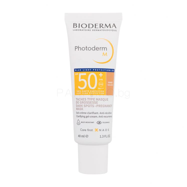 BIODERMA Photoderm M SPF50+ Слънцезащитен продукт за лице 40 ml Нюанс Golden