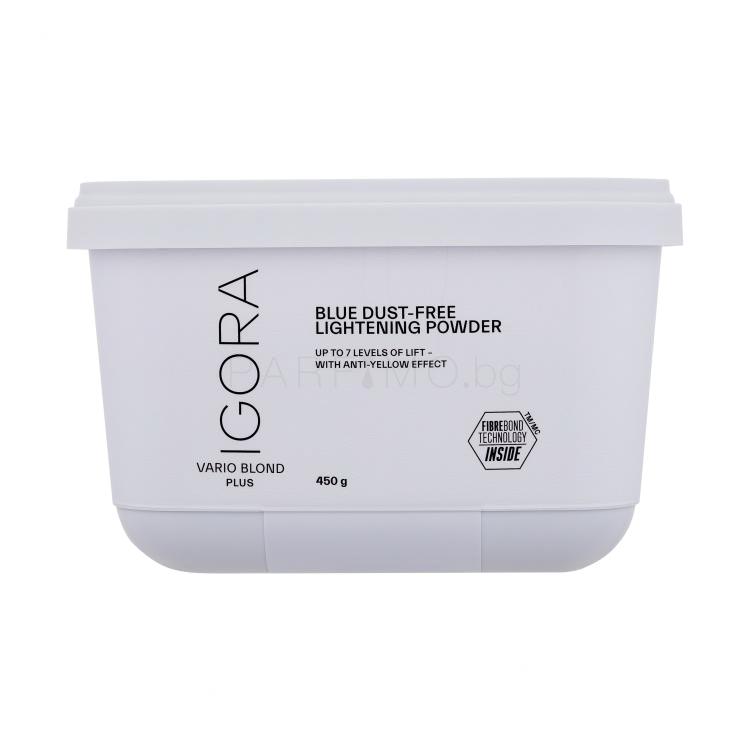 Schwarzkopf Professional Igora Vario Blond Plus Blue Dust-Free Lightening Powder Боя за коса за жени 450 g