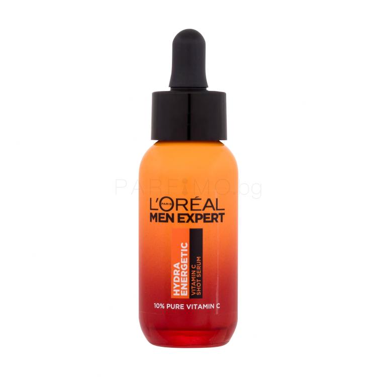 L&#039;Oréal Paris Men Expert Hydra Energetic Vitamin C Shot Serum Серум за лице за мъже 30 ml