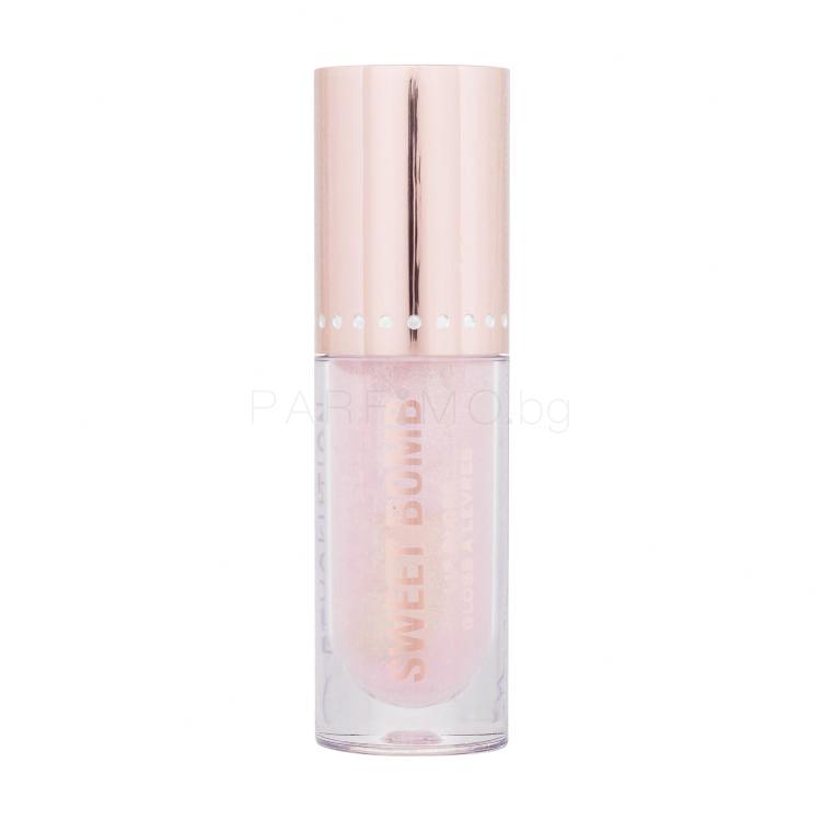 Makeup Revolution London Y2K Baby Sweet Bomb Lip Gloss Блясък за устни за жени 4,5 ml Нюанс Candyfloss Pink Glitter