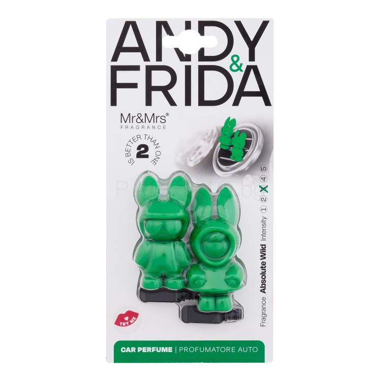 Mr&amp;Mrs Fragrance Andy &amp; Frida Absolute Wild Ароматизатор за автомобил 1 бр