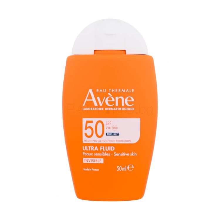 Avene Sun Ultra Fluid Invisible SPF50 Слънцезащитен продукт за лице 50 ml