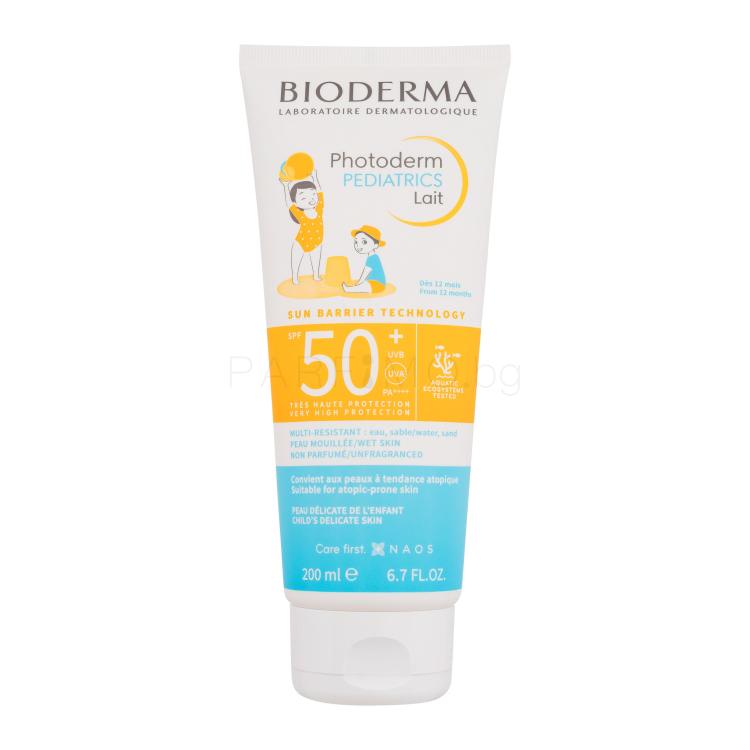 BIODERMA Photoderm Pediatrics Lait SPF50+ Слънцезащитна козметика за тяло за деца 200 ml