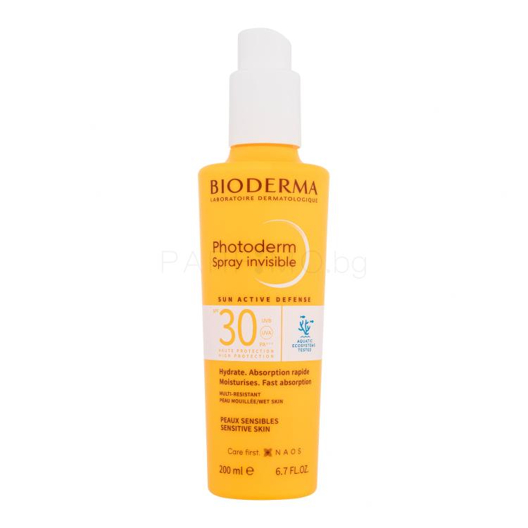 BIODERMA Photoderm Spray Invisible SPF30 Слънцезащитна козметика за тяло 200 ml