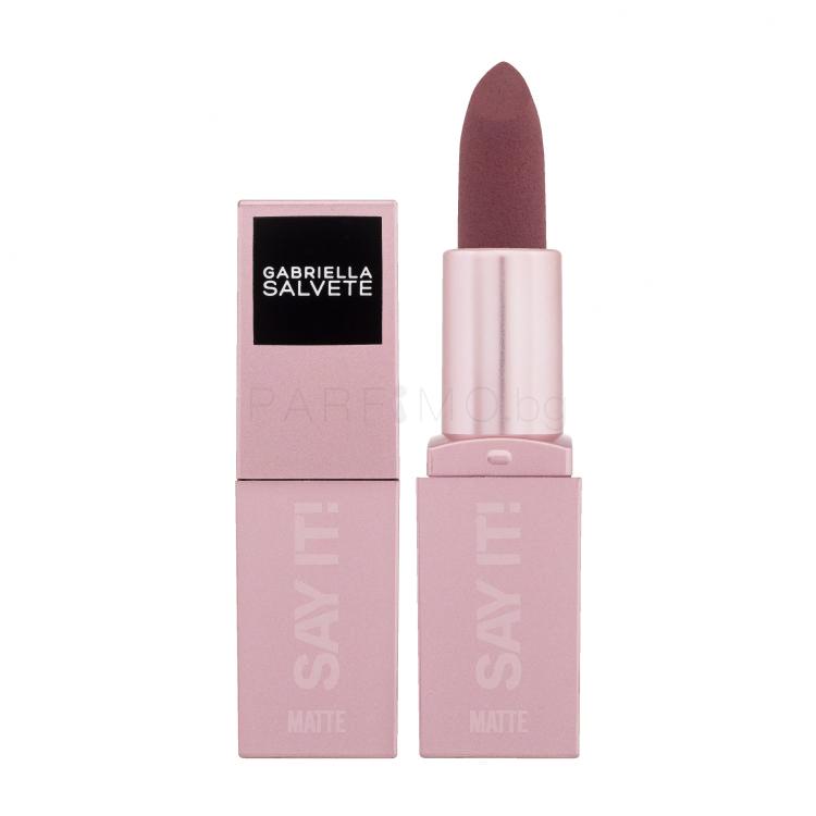 Gabriella Salvete Say It! Matte Червило за жени 3,8 g Нюанс 4