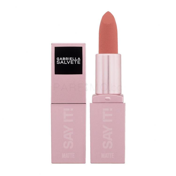 Gabriella Salvete Say It! Matte Червило за жени 3,8 g Нюанс 2