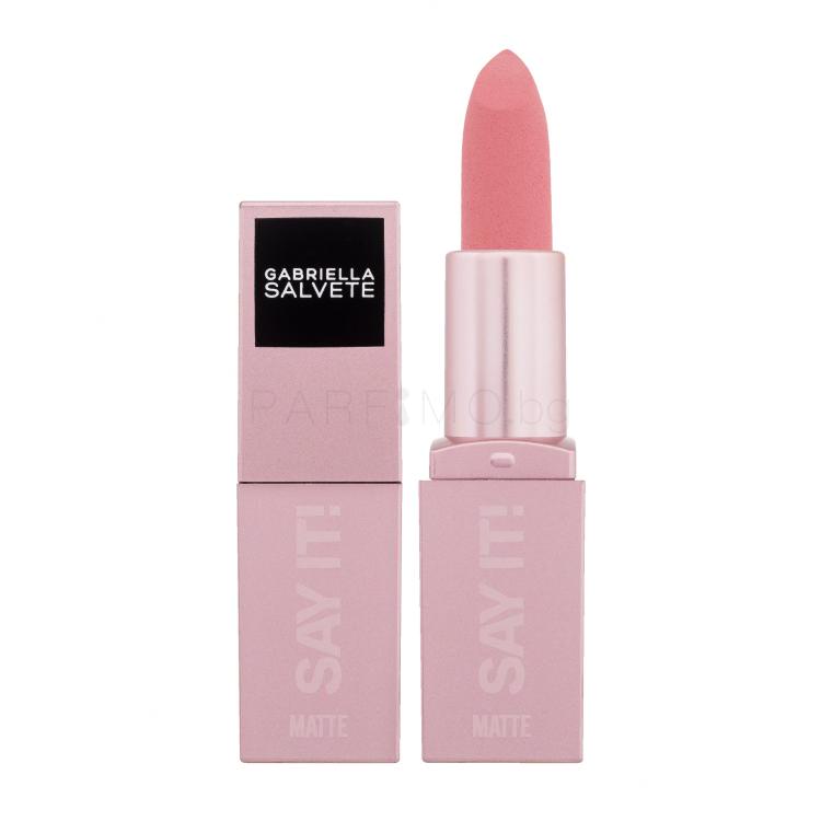 Gabriella Salvete Say It! Matte Червило за жени 3,8 g Нюанс 1