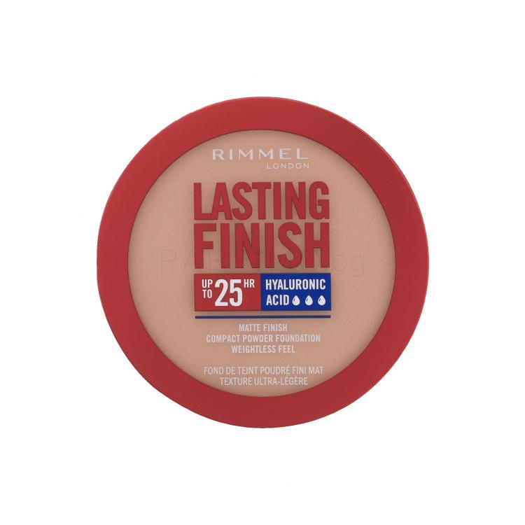 Rimmel London Lasting Finish 25H Compact Powder Foundation SPF20 Фон дьо тен за жени 7 g Нюанс 007 Golden Beige