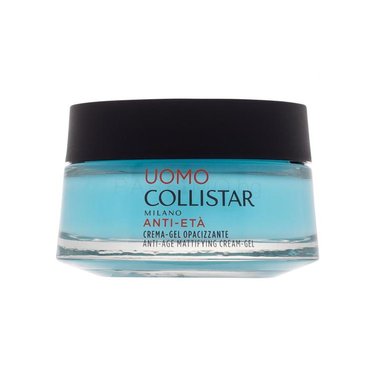 Collistar Uomo Anti-Age Mattifying Cream-Gel Гел за лице за мъже 50 ml