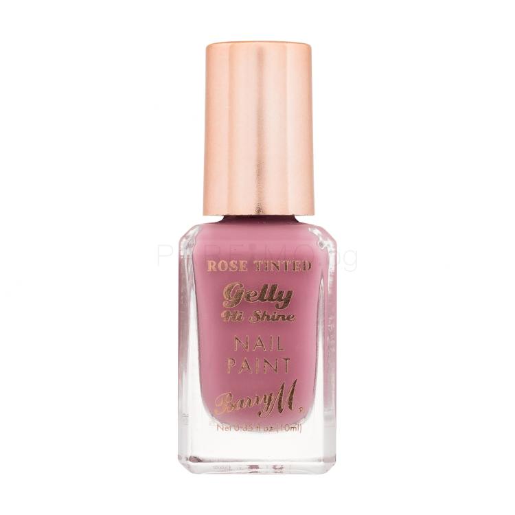 Barry M Gelly Hi Shine Rose Tinted Nail Paint Лак за нокти за жени 10 ml Нюанс Blushed