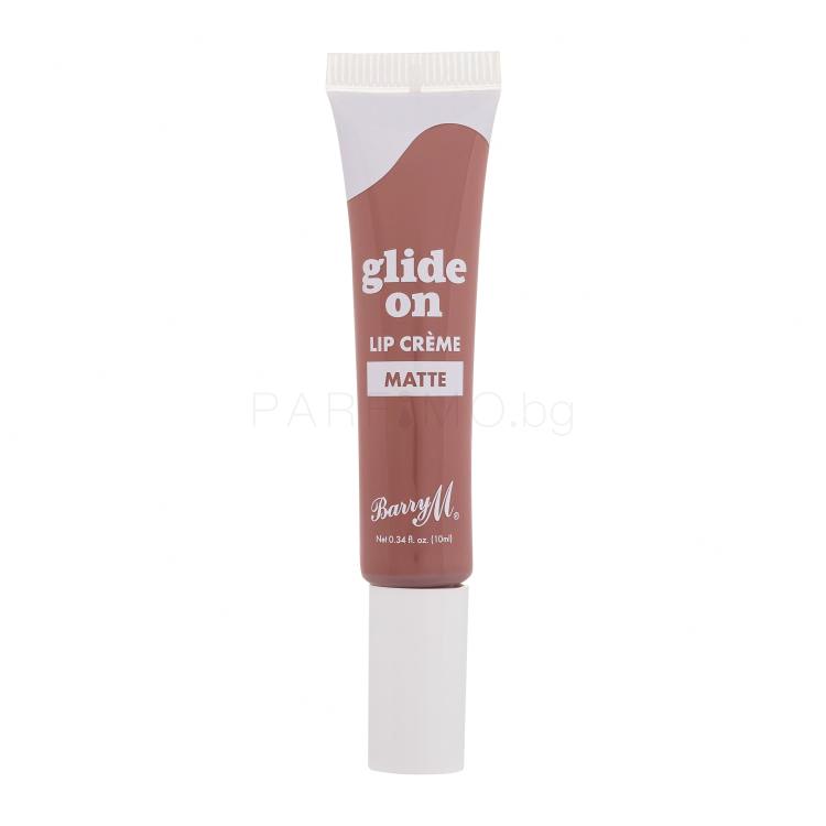 Barry M Glide On Lip Crème Matte Червило за жени 10 ml Нюанс Nude Wishes