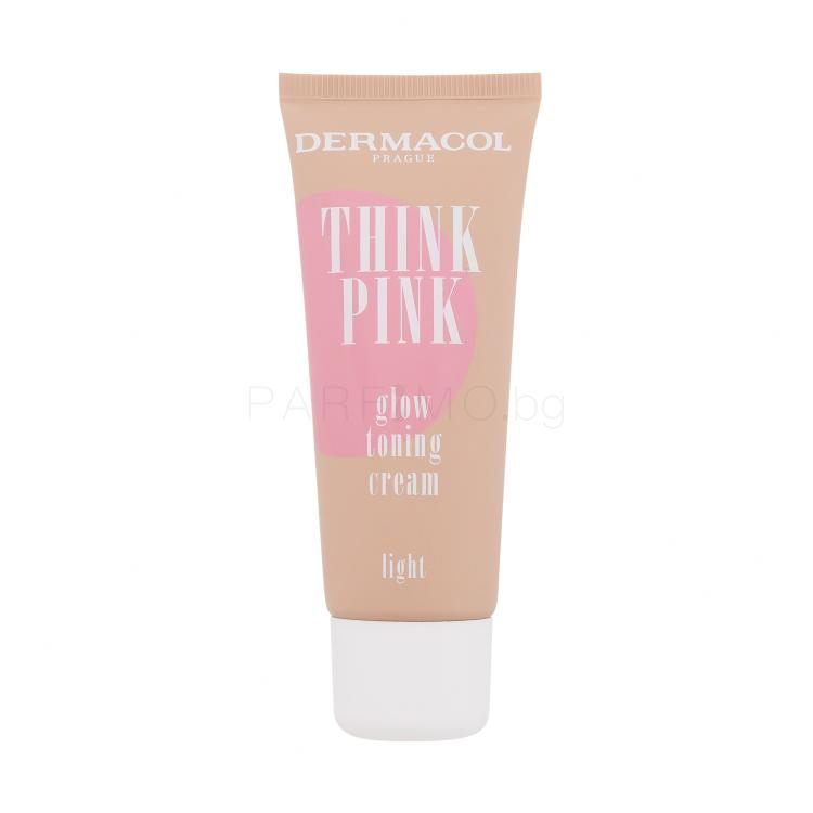 Dermacol Think Pink Glow Toning Cream BB крем за жени 30 ml Нюанс 1 Light