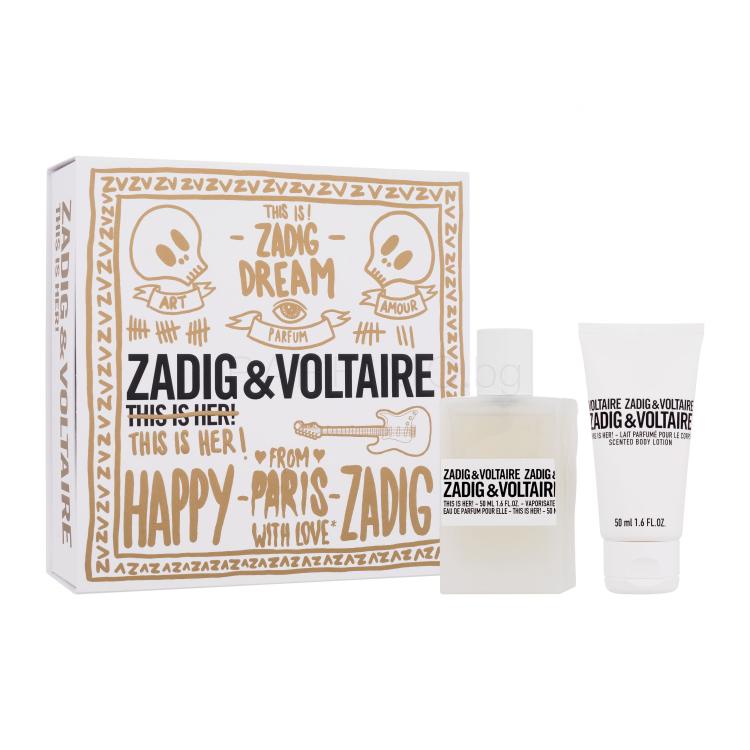 Zadig &amp; Voltaire This is Her! Подаръчен комплект EDP 50 ml + лосион за тяло 50 ml