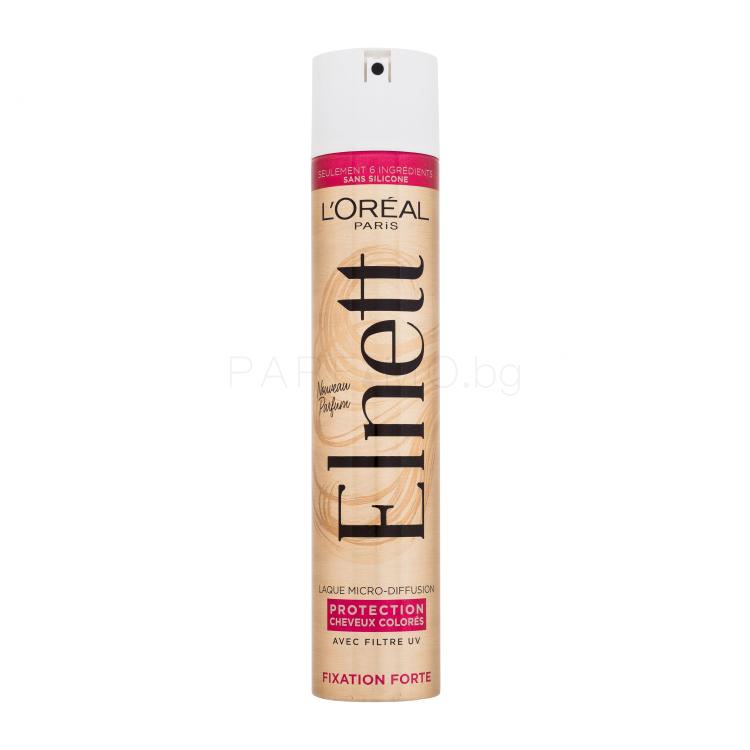L'Oréal Paris Elnett Micro-Diffusion Hairspray Protection Colored Hair Лак за коса за жени 300 ml